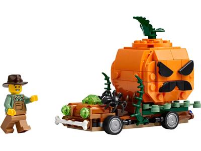Image of the LEGO Jack-O'-Lantern Pickup Truck