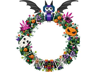 Image of the LEGO Halloween Wreath