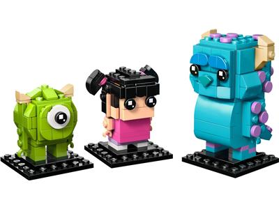 Image of the LEGO Sulley, Mike and Boo Figures