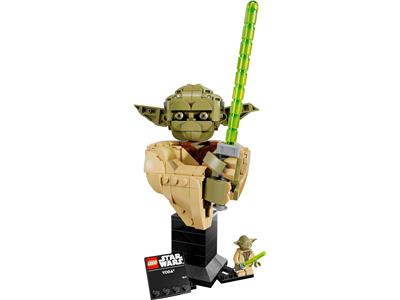 Image of the LEGO Yoda Bust