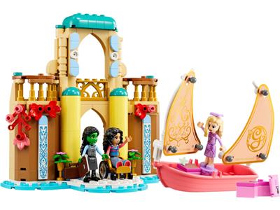 Image of the LEGO Glinda, Elphaba & Nessarose at Shiz University