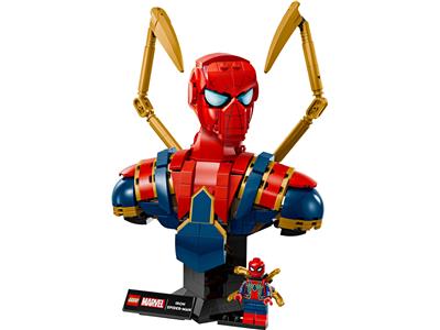 Image of the LEGO Iron Spider-Man Bust