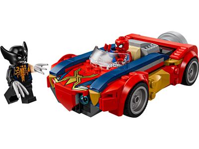 Image of the LEGO Spider-Man Car vs. Venomized Wolverine